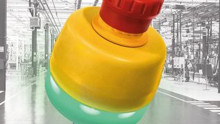 Der Not-Halt SEU von Bernstein verfügt über eine gut sichtbare LED-Statusanzeige, die selbst auf den ersten Blick schnell erkennbar ist. (Bernstein)