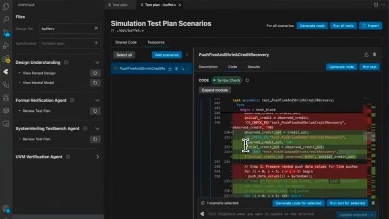Demo des ChipStack AI Super Agent.(Bild:  Cadence)