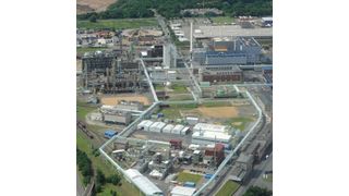 Logistik ist für die Chemieunternehmen im Rheinland – wie im Chemiepark Knapsack – ein besonderes Anliegen: Straßen, Brücken, Schienennetz sind marode und benötigen dringend eine Verjüngungskur.  (Infraserv Knapsack)