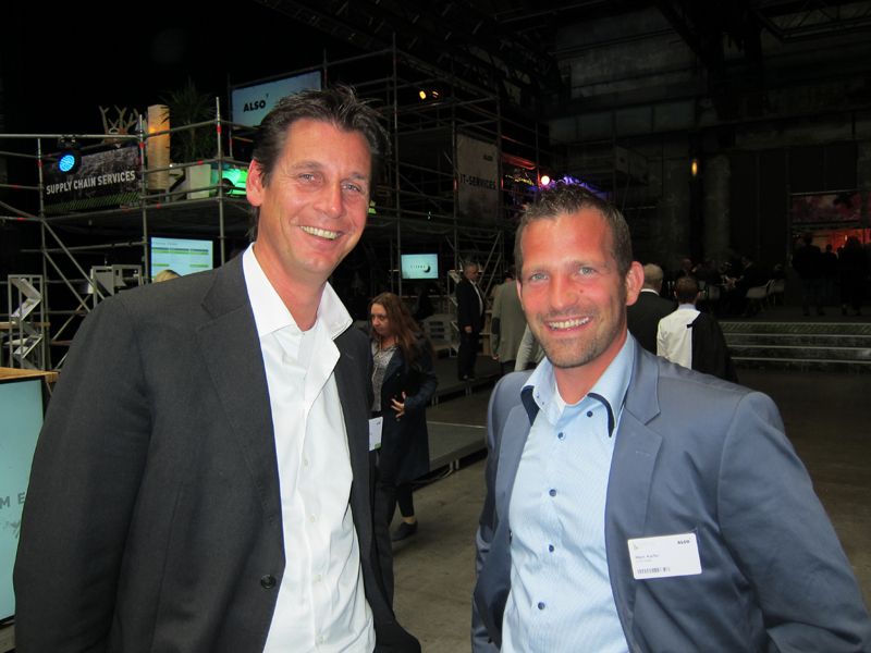 Rowdy ten Hove (l.), ALSO, und Mark Kieffer, Corel  (Bild: IT-BUSINESS)