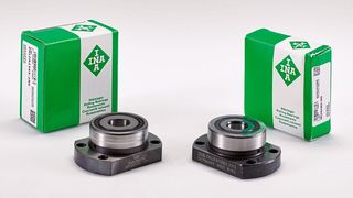 2022 hat die Fälschung eines Schaeffler-Produkts es auf den dritten Platz geschafft: links das Original Axial-Schrägkugellager, rechts die Fälschung aus China. (Bild: Plagiarius)