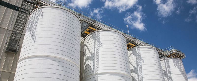 Die neue Anlage zur Produktion von Omega-3-Fettsäuren aus natürlichen Meeresalgen in Blair, Nebraska (Evonik)