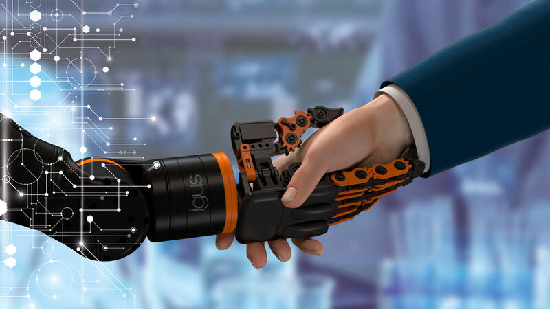 Igus hat auf der SPS 2023 seinen Fingergreifer für den Rebel-Cobot vorgestellt. Der Cobot kann mit der neuen Low-Cost-Roboterhand eine breite Palette von einfachen humanoiden Aufgaben übernehmen. 