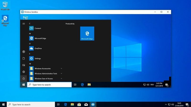 Windows-Sandbox nutzen als VM-Ersatz. (Joos / Microsoft)