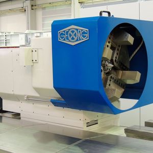 Der Spindelstock einer Georg-Walzendrehmaschine vom Typ ultraturn 900 R.