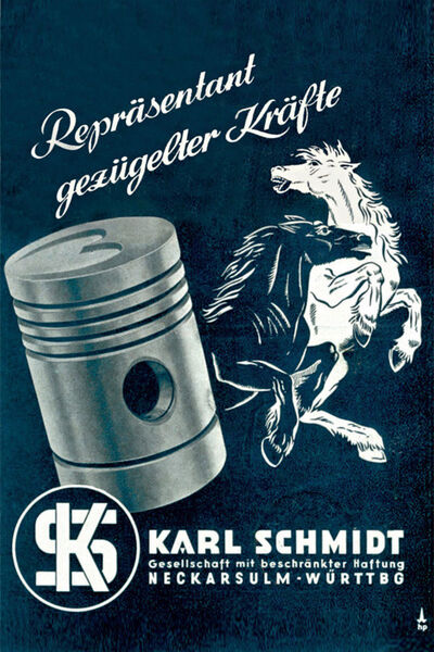 Schon bald lösten Aluminiumkolben die Schmelzöfen als Hauptgeschäftsfeldder Karl Schmidt GmbH ab. (Bild: KSPG)