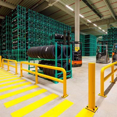 Seit Projektstart im Juli 2026 nutzt die Fiege-Gruppe das Load Carrier Management System (LCMS) Loopario zur digitalen Steuerung und Verwaltung ihrer Reifengestelle. (Bild: Michael Liebmann)