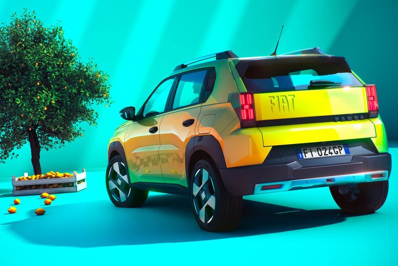 Der Grande Panda bietet ein deutlich spannenderes Design als sein Technikbruder Citroen C3. (Bild: Fiat)