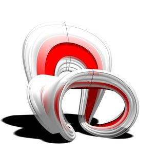 Bild 1: Rapid Manufacturing: Im ersten Moment scheint die Struktur des Osteon Stuhl von Assa Ashuash unmöglich zu fertigen. Realität wurde die Sitzgelegenheit durch Kunststoff Laser-Sintern. Die interne Gitterstruktur wird im Bogen von der Rückenlehne des Stuhls sichtbar.