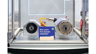 Auf der AMB führt GMN das digitale Ökosystem Idea-4x an einem Demonstrator vor, der exemplarisch Sensordaten und Wartungsprognosen sichtbar macht. (Bild: GMN )