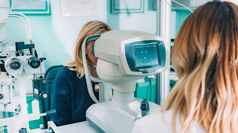 Sollten nur Augenärzte und Optiker ein Augenscreening durchführen dürfen? Der Vorsitzende Richter Steffen Wesche koppelt diese Entscheidung an die noch ausstehende Einschätzung, ob eine konkrete Gesundheitsgefahr besteht.(Bild: ©  Microgen - stock.adobe.com)
