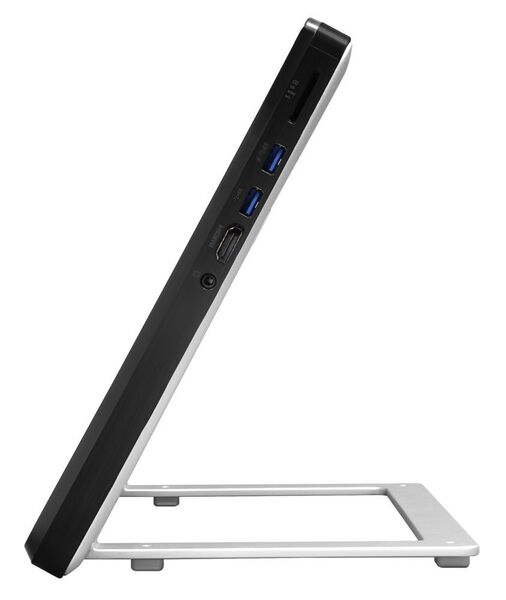 Das Gerät verfügt über zwei USB-3.1-Gen1-Anschlüsse sowie einen Netzwerkanschluss, ac-WLAN, Kartenleser und Webcam. Auch das Anschließen eines externen Monitors über HDMI ist möglich. (Bild: MSI)