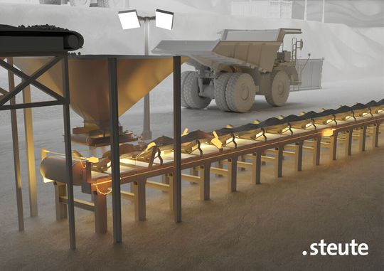 Kiepe.Industry und Steute Controltec bieten ein umfassendes Angebot für die Rohstoff-, Schüttgut- und Förderindustrie. (Bild:  3D Rendering)