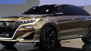 Die Shanghai Auto Show 2015 zeigt: Das SUV hat in China die Limousine als Modell der Stunde abgelöst, der Großteil davon trägt mittlerweile das Logo eines chinesischen Herstellers. Im Bild der Honda Concept D. (Foto: Newspress)
