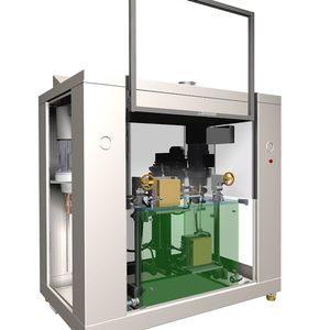 Ansichten: 3D-Darstellung eines Prüfstandes von Integral Hydraulik.