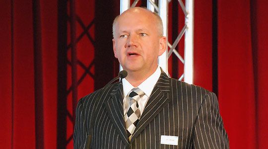 Überbrachte Glückwünsche zum 50. Geburtstag des BVSK: Werner von Hebel, Audatex. (Archiv: Vogel Business Media)