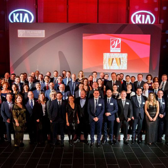 Kia hat seine besten europäischen Händler ausgezeichnet.(Bild:  Kia)