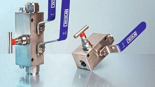 Monoblock mit zwei Ventilarten für enge Einbausituationen (Wika)