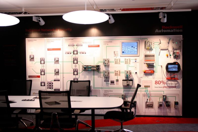 Im Kompetenzzentrum finden kundenindividuelle Beratungen zu Industrie-4.0-Szenarien statt. (Rockwell Automation)