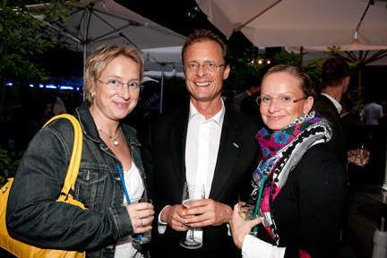 Tech-Data-Gesamtvertriebsleiter Christian Weinelt in charmanter Begleitung. (Archiv: Vogel Business Media)