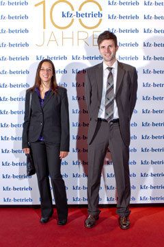 Tamara Erlenmaier und Thomas Ninow (MS Motor Service Deutschland) (Archiv: Vogel Business Media)