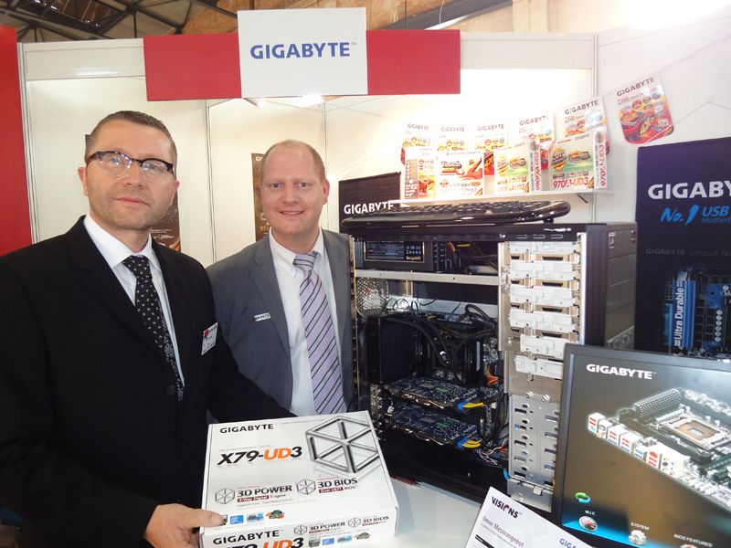 Frank Bösser (l.) und Michael Linden, Gigabyte (Archiv: Vogel Business Media)