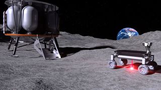 The vision of the scientists: To test the Moonrise technology on the moon. (Image:LZH)