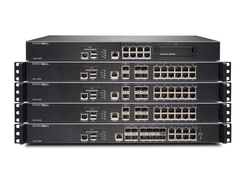 Die Geräte der NSA-Serie von SonicWall. (SonicWall)