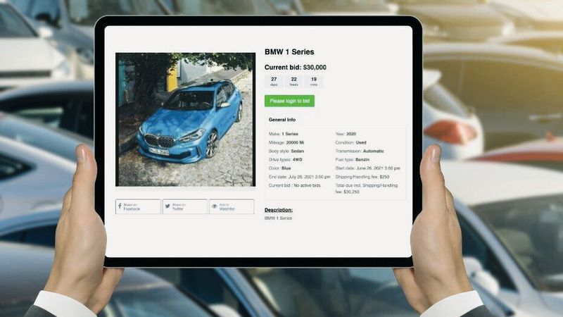 Caraste bietet speziell für den Automobilhandel eine Software an, mit der jeder Händler selbst Fahrzeuge versteigern kann.(Bild:  Caraste)