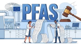 PFAS mają podlegać surowszym regulacjom. Jednak przedstawiciele przemysłu domagają się wyjątku dla tej podgrupy polimerów fluorowych. Metaanaliza podsumowuje powody (zdjęcie ilustracyjne). (Zdjęcie:KI-generiert / Gemini)