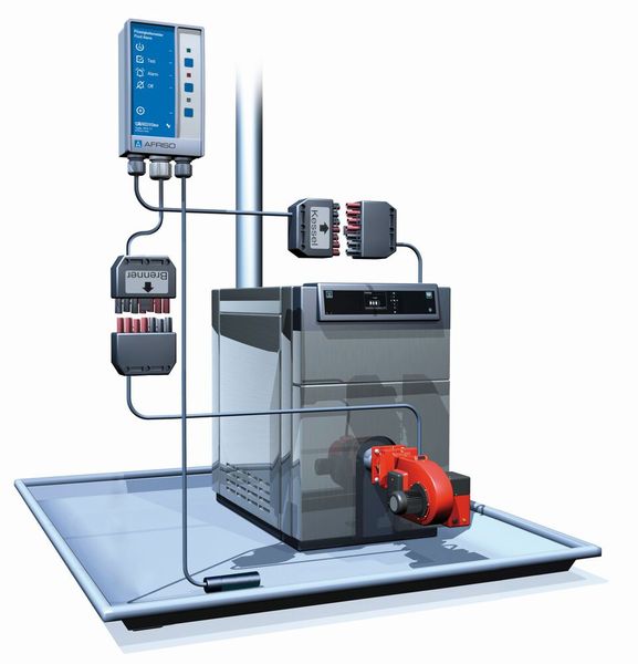 AFA 11 ist auch als Version mit Brenneranschluss verfügbar.  (Bild: Afriso-Euro-Index GmbH)
