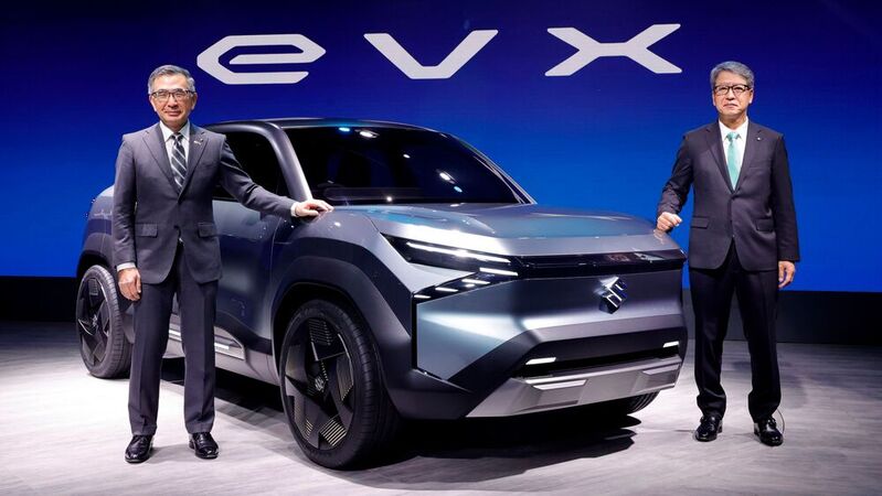 Auf der Auto Expo in Delhi hat Suzuki das E-VX Concept enthüllt.