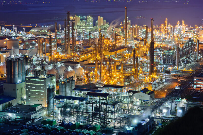 Panoramic view of LG Chem’s petrochemical complex in Yeosu, South Korea. (Neste)