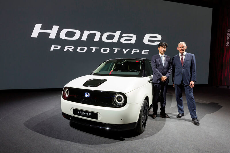 Erstmals vorgestellt wurde der Honda E als Prototyp auf dem Genfer Automobilsalon im März 2019. (Honda)