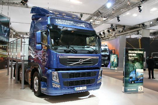 Volvo Trucks testet gerade einen Methan-Diesel-Lkw. (Archiv: Vogel Business Media)