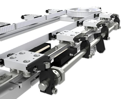 (Das intelligente Ovalsystem iAXNR kombiniert Lineartechnik mit Sensoren zur Überwachung von Vibration und Temperatur.Bild: Nadella GmbH)