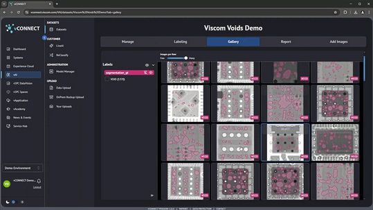 Der vAI Hub ist die Entwicklungs‑ und Managementplattform für alle KI‑Modelle innerhalb des Viscom‑Ökosystems.(Bild:  Viscom)