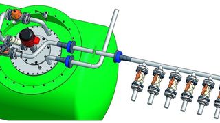 Für den stationären Einbau in Erdtanks bietet Flux die Tauchkreiselpumpen F 640 PP an. Bilder: Flux-Geräte (Archiv: Vogel Business Media)