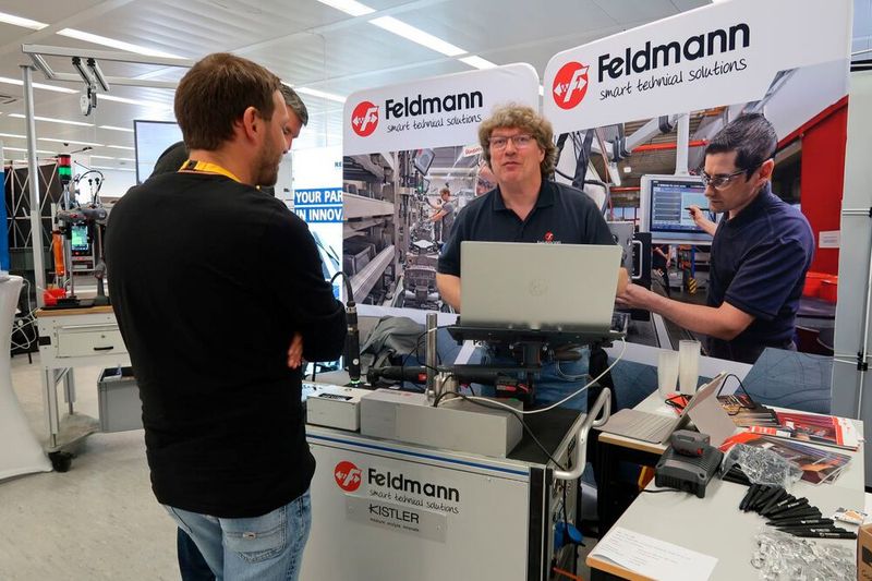 Die Firma Wilhelm Feldmann Druckluft Hydraulik legte den Fokus auf seine individuell entwickelten und manuell bedienbaren Schraubmontagesysteme... (Bild: D.Quitter - VCG)