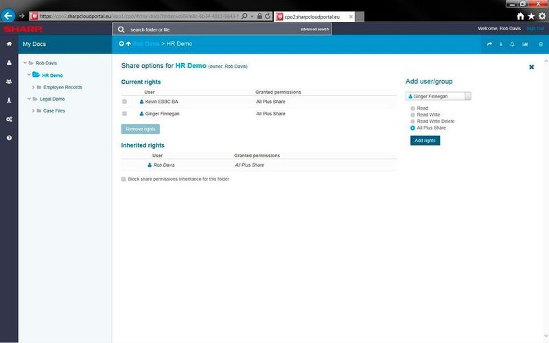 Sharps Cloud Portal Office (CPO) 2.0 wird über eine sichere Web-Verbindung administriert. (Bild: Sharp)
