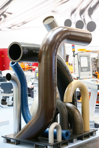 Alles rund um Rohre, ihre Herstellung und ihre Bearbeitung ist 2018 wieder auf der Messe Tube zu sehen. (Messe Düsseldorf/ctillmann)