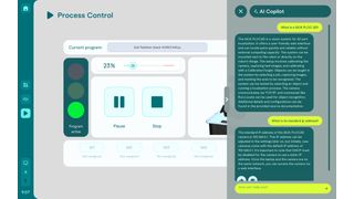 Der Nutzer kann nun im Chat-Format mit dem AI Copilot interagieren. (Bild: fruitcore robotics)