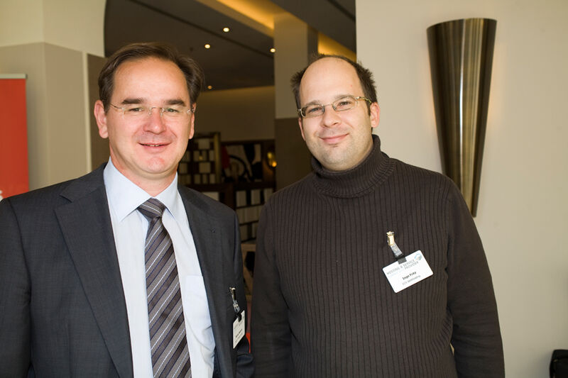Werner Nieberle, Vogel IT-Medien, und Ingo Fritz, ECS-Webhosting (Archiv: Vogel Business Media)