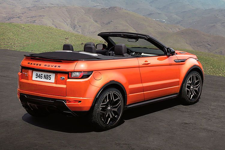 Mindestens 51.200 Euro müssen Cabriofans in das offene SUV investieren. (Land Rover)