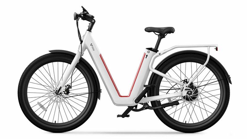 Das E-Bike von Niu verzichtet auf Federelemente. (Bild: Niu)