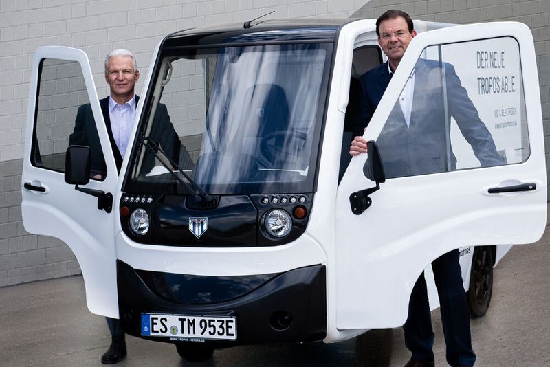 Die neuen Führungskräfte für Tropos: v. li. Matthias Wollenberg und Markus Schrick. (Bild: Mosolf-Gruppe)