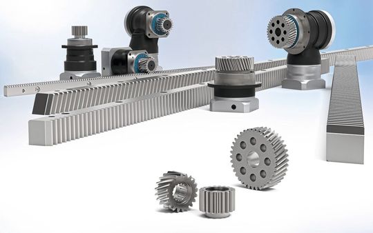 With the new integrated gearbox-pinion-rack combination, Neugart offers a complete solution for high precision and efficiency.(Image: Neugart)