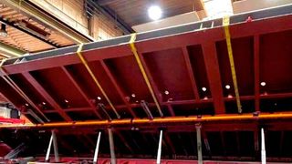 Große schwere Schweißbaugruppen wie diese XXL-Grundplatte für eine Ölversorgungsanlage sind eine Paradedisziplin von Jebens. (Bild: Jebens)