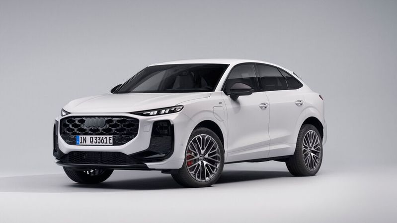 Im Vergleich zum alten Q3 Sportback bietet die Neuauflage ein optisch reizvolleres Frontdesign.(Bild:  Audi)