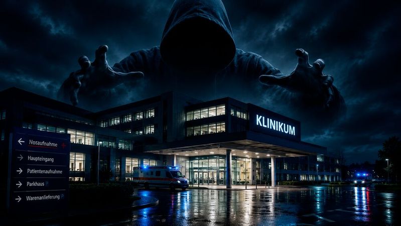 Cyberkriminelle haben bei einem Angriff auf einen externen Klinik-Dienstleister Daten von Patienten mehrerer Universitätskliniken erbeutet.(Bild:  KI-generiert)